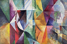 Las tres ventanas, la Torre y la noria, Robert Delaunay