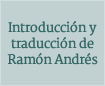 Traducción de Ramón Andrés